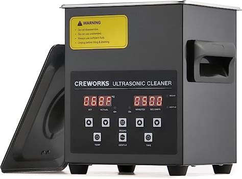 Creworks 2l Digital Ultrasonic Cleaning Machine With Degas And Gentle Mode 60w Ultrasonic