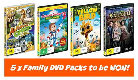 5 x Family DVD Packs to be Won! - Mum's Lounge