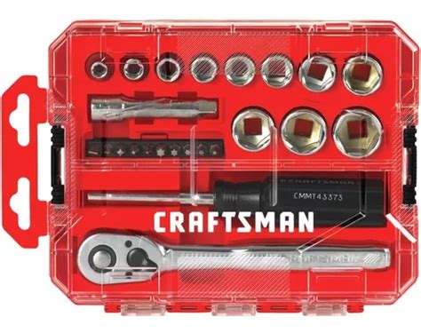 Craftsman Juego Matraca Y Dados 24 Pzas De 3 8 Nano Sae Meses sin interés