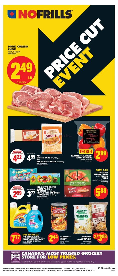 No Frills West Flyer March 23 To 29