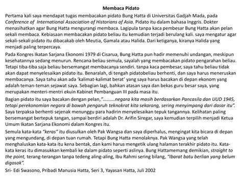 Membaca Pidato