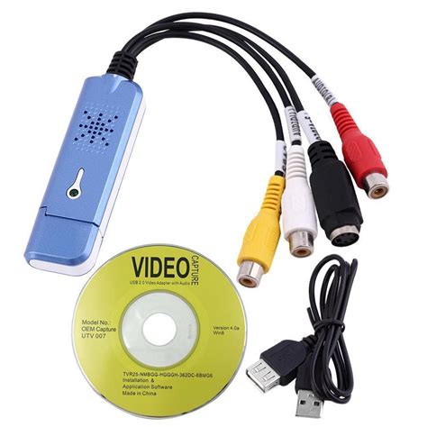 Usb Easycap Capture Video Tv Dvd Vhs Audio Capture Adapter Card