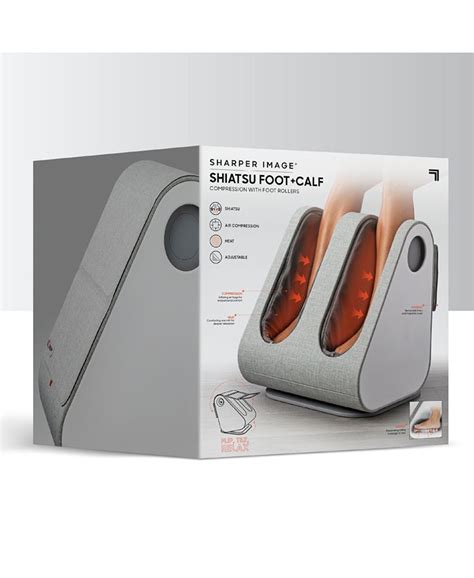 Sharper Image Shiatsu Heated Foot And Calf Massager Macys