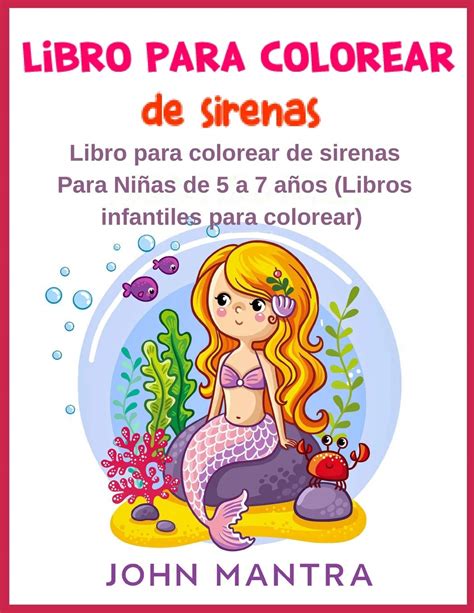 Buy Libro para colorear de sirenas Para Niñas de 5 a 7 años Libros