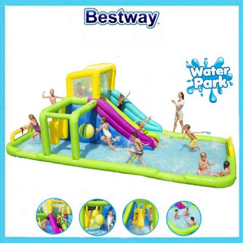 Bestway H2OGO Waterpark Castle Slide Bouncer 53387 Swimming Pool