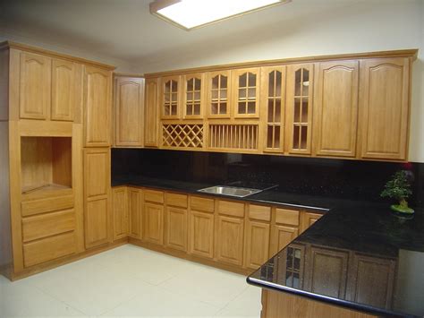 Solid Wooden Kitchen Sample Hpd464 - Kitchen Cabinets - Al Habib Panel ...