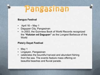 Festivals (REGION 1) Philippines | PPT