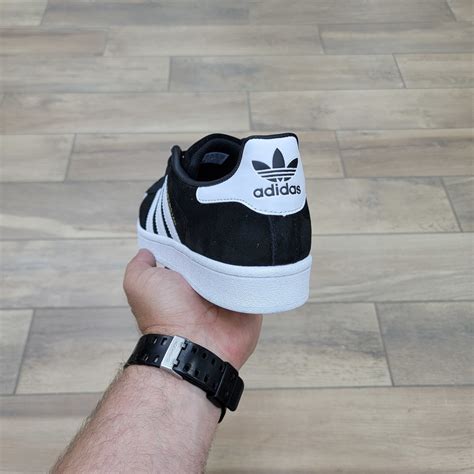 Чёрные мужские и подростковые кроссовки Адидас Суперстар | Adidas ...