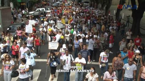 Tv Aplb Professores Fazem Passeata No Centro De Salvador Youtube