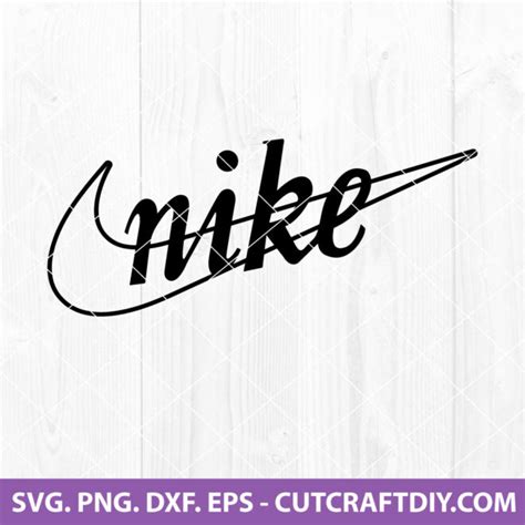 Nike Logo Svg Fashion Brand Logo Svg Png Dxf Eps Cut Files For Cricut And Silhouette