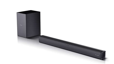 2 1 SLIM SOUNDBAR SYSTEM WITH WIRELESS SUBWOOFER HT SBW182 Sharp Europe