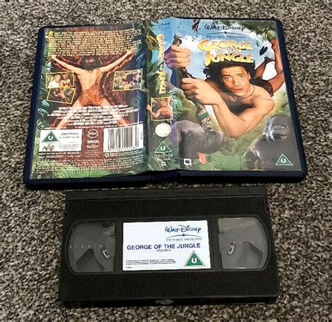 New Sealed Vhs Brendan Fraser Disney S George Of The Jungle