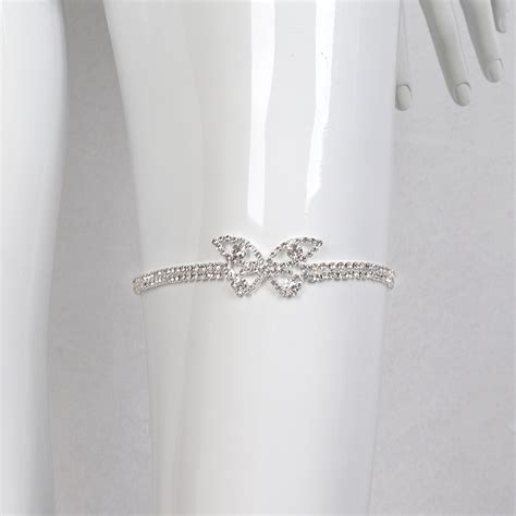 New Rhinestone Butterfly Leg Chain Sexy Belt Bikini Body Chains Crystal