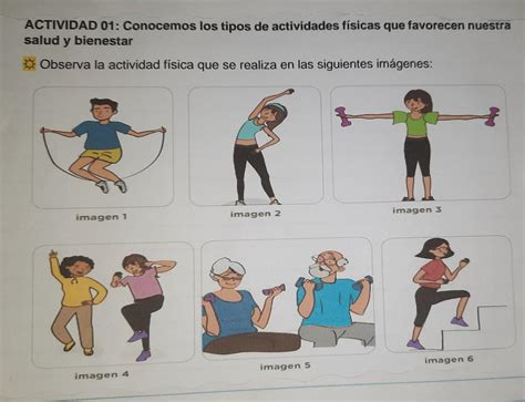 Actividad 01 Conocemos Los Tipos De Actividades Fisicas Que Favorecen Nuestra Salud Y Bienestar