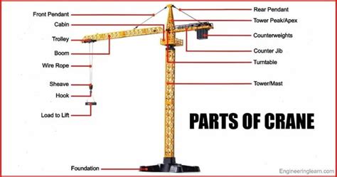 Parts Of Crane And Their Functions Complete Guide Engineering Learn