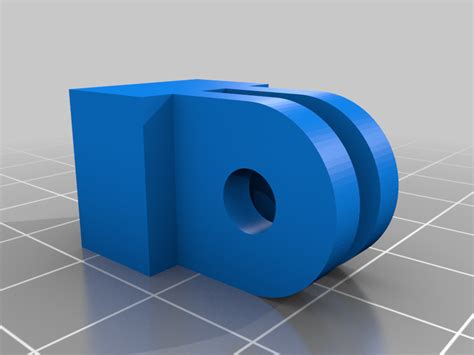 Gopro Cold Hot Shoe Adapter With Thread And Lock Nutfree D File For Cults