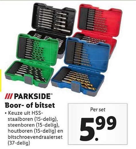 Parkside Boor Of Bitset Aanbieding Bij Lidl 1Folders Nl