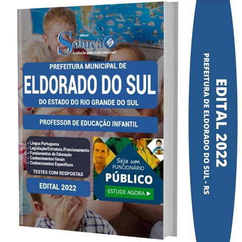 Apostila Eldorado Do Sul Rs Professor De Educação Infantil Solução