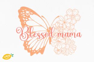 Mother S Day Blessed Mama SVG Graphic By Lemon Design Creative Fabrica