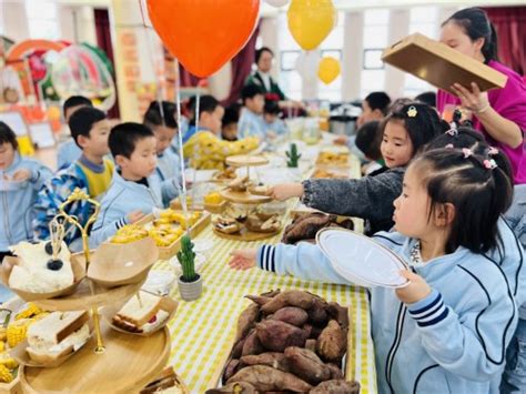 “金色秋收节，浓浓丰收乐”马鞍中心幼儿园大班年段开展秋收派对 绍兴 园所风车 幼教新闻 浙江学前教育网