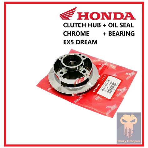 Clutch Hub Honda Ex Ex Dream Wave W Chrome Grey Silver