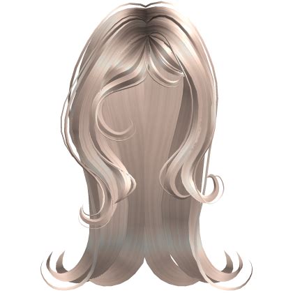 Long Swooped Girly Hair In Platinum Blonde Roblox