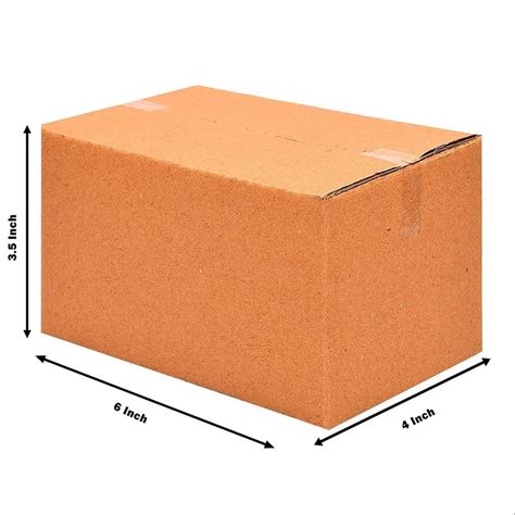 6x4x3 5inch 5 Ply Corrugated Box At Rs 20 Piece Athipalayam