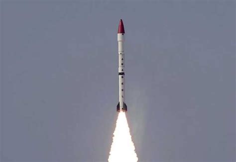 Pakistan Conducts First Flight Test Of Ababeel Surface To Surface