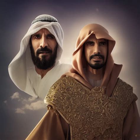 Portrait Sheikh Mohammad Ruler Of Dubai Drak Fantasy Stable