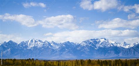 The Endless Expanses Of The Siberian Mountains Stock Photo Adobe Stock