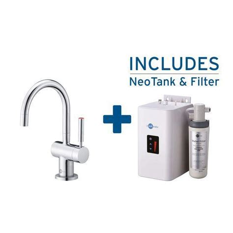 InSinkErator H C Hot Mixer Tap Neo Tank Water Filter Chrome Volts Hz NOT F