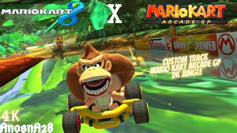 Mario Kart 8 Ct Mkgp Dk Jungle From Mario Kart Arcade Gp 4k Youtube