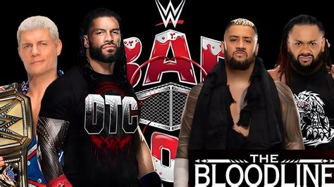 WWE 2K24 EPIC Showdown Roman Reigns Cody Vs Solo Sikoa Jacob Fatu