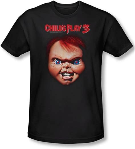 Childs Play 3 Mens Chucky T Shirt In Black Clothing