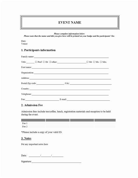 printable registration form template peterainsworth