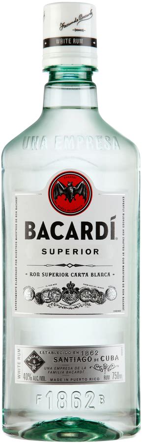 Bacardi Superior Rum PET Bottle | 750 ml Bottle