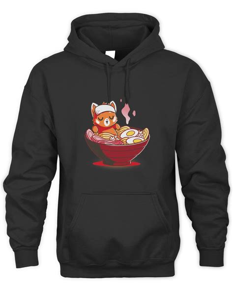 Ramen Red Panda Cute Kawaii Red Panda Eating Ramen Noodles