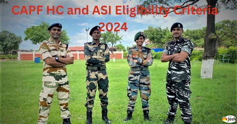 BSF HC And ASI Ministerial Eligibility Criteria 2024 Check Age Limit