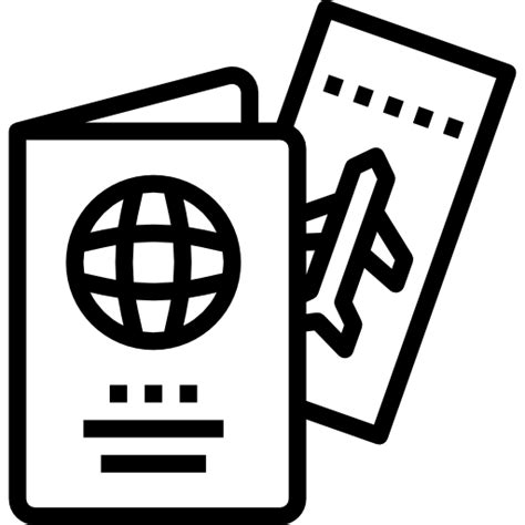 Pasaporte Icono Gratis