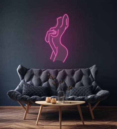 Woman Body Neon Signs Sexy Body Led Sign Lover Ts Neon Etsy