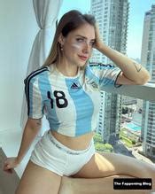 Magui Ansuz Sexy Photos Posing In An Argentine Shirt And Hot Calvin Klein Panties Aznude