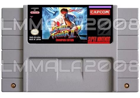 Street Fighter E Meio Champion Ed Hack Snes Super Nintendo Mercadolivre