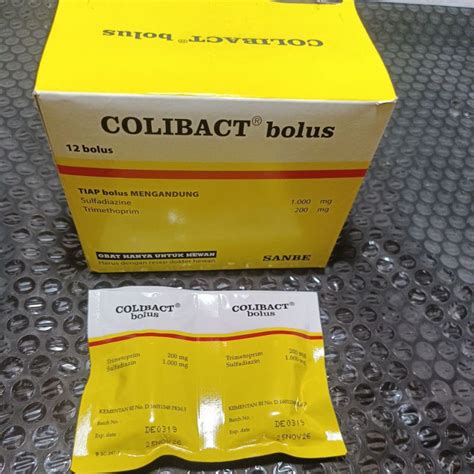 Jual COLIBACT BOLUS SANBE FARMA 1 Sachet 2 Bolus Shopee Indonesia