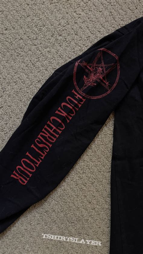 Immortal Fuck Christ Tour Bootleg Tshirtslayer Tshirt And