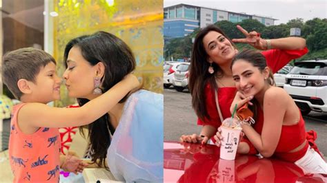 Happy Birthday Shweta Tiwari A Look At Actor S Adorable Pics With Daughter Palak Tiwari Son