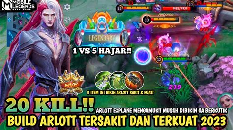 BUILD ARLOTT TERSAKIT DAN TERKUAT 2023 ITEM ARLOTT PALING SAKIT 2023