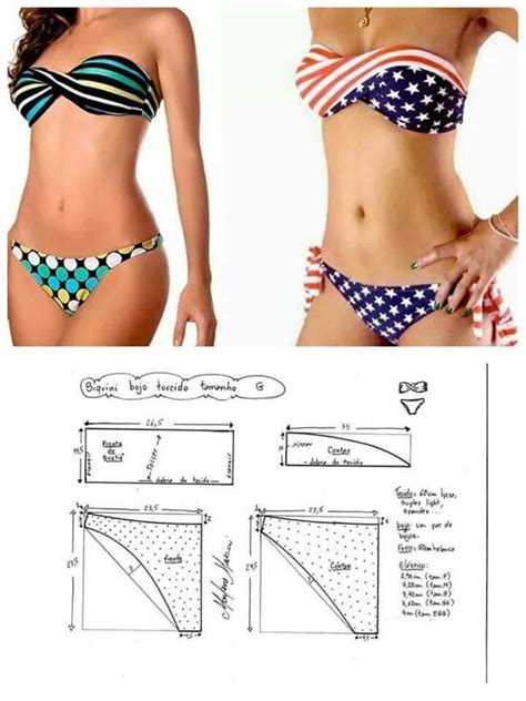 Sew A Bikini Top Diy Bikini Tutorial Artofit