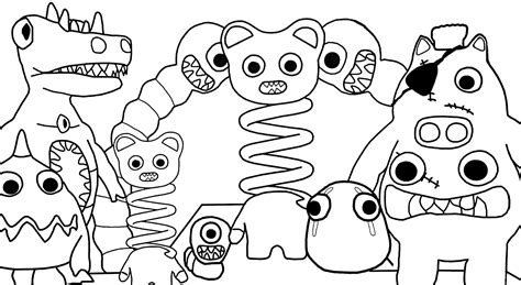 Desenhos Para Colorir Garten De Banban Se Divertindo Crian As