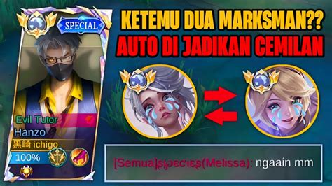 Hanzo Solo Rank Di Mythic Ketemu Dua Marksman Langsung Aja Kita Kasih