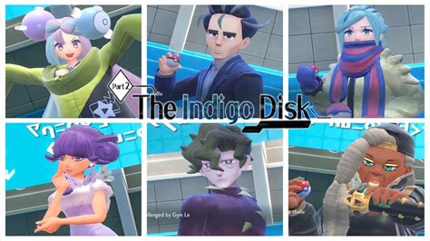 Gym Leaders Indigo Disk Rematches Pokémon Violet YouTube